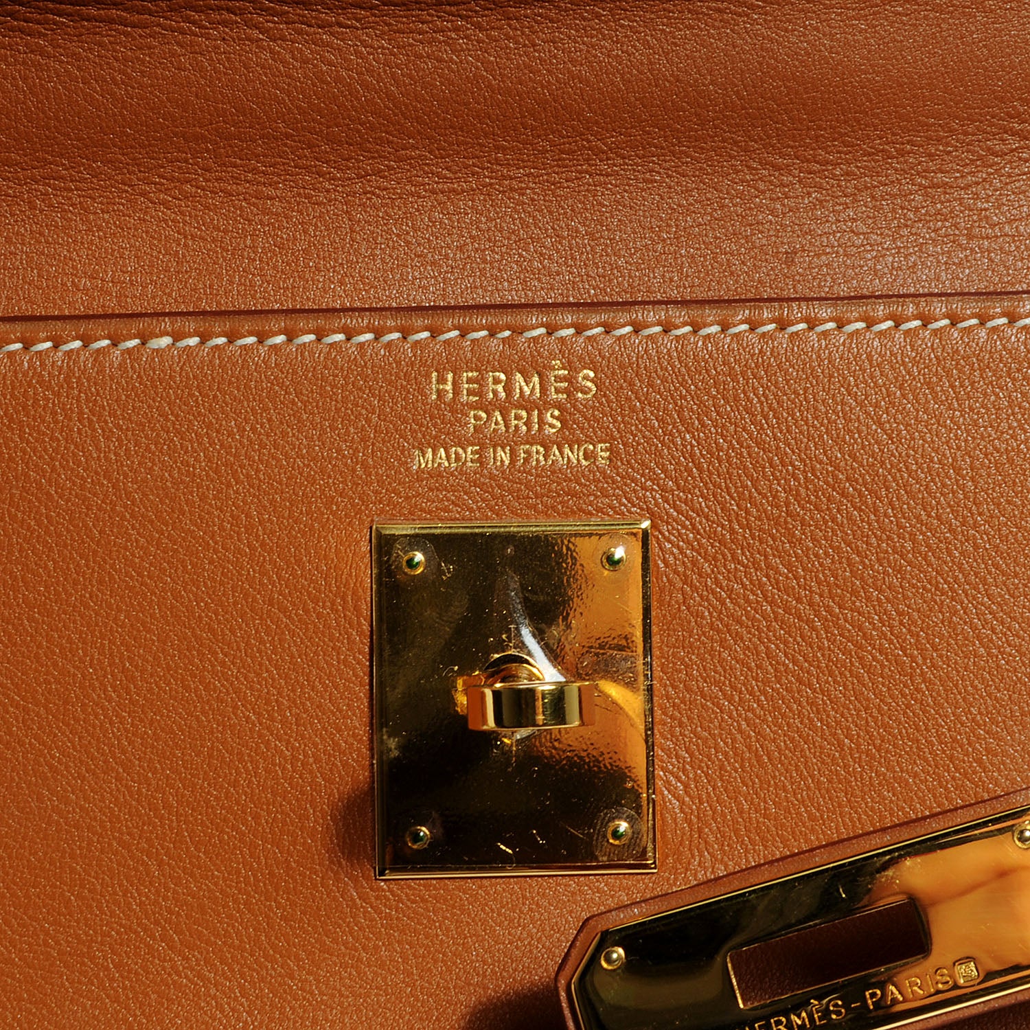 Hermes Swift Kelly Retourne 35 Gold 6 of 8