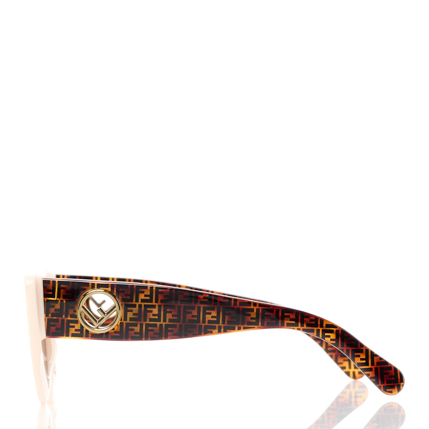Acetate F is Fendi FF 51mm Cat Eye Sunglasses 0327/S Tortoise Beige