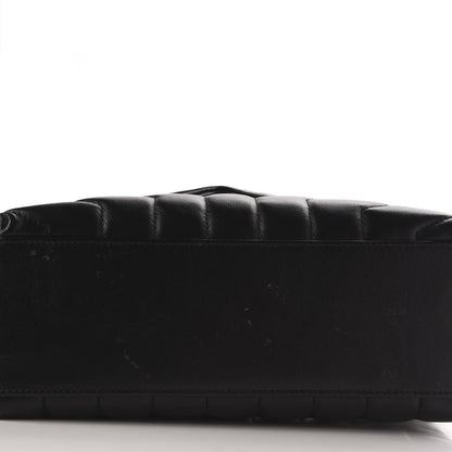 Saint Laurent Calfskin Y Quilted Monogram Small Loulou Chain Satchel Black 10 of 10