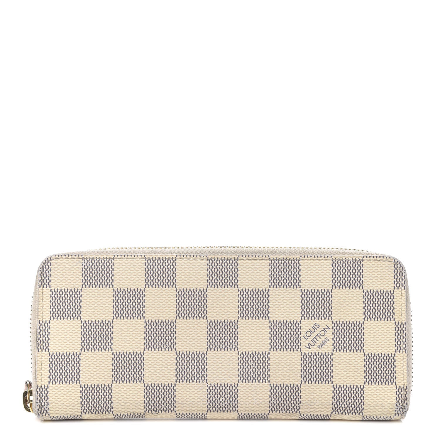 Louis Vuitton Damier Azur Clemence Wallet Rose Ballerine 1 of 8