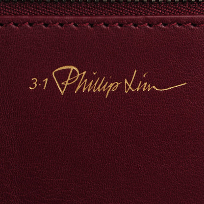3.1 Phillip Lim 3.1 Smooth Calfskin Large Soleil Bucket Bag Burgundy 7 of 8