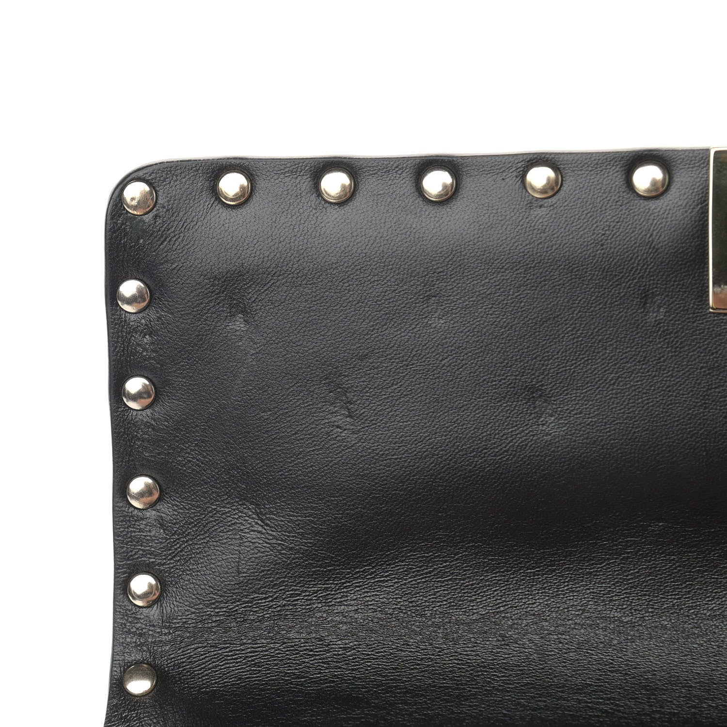 Valentino Garavani Lambskin Medium Rockstud Spike Shoulder Bag Black 10 of 12