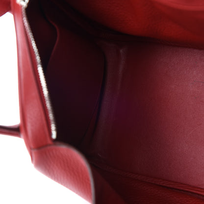 Hermes Taurillon Clemence Lindy 34 Rouge Vif 14 of 16