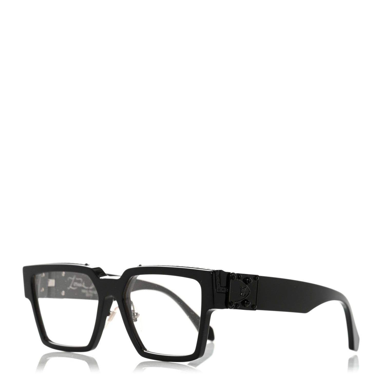 Louis Vuitton Acetate 1.1 Millionaires Z1358W Eyeglasses Black