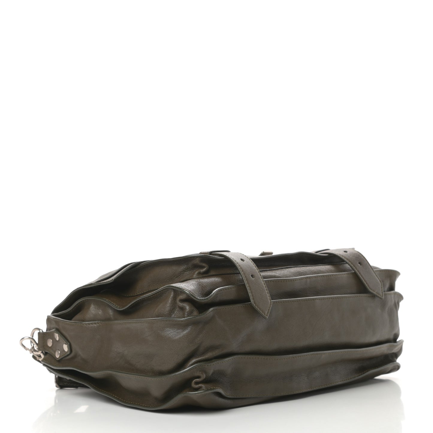 Lambskin Large PS1 Satchel Military