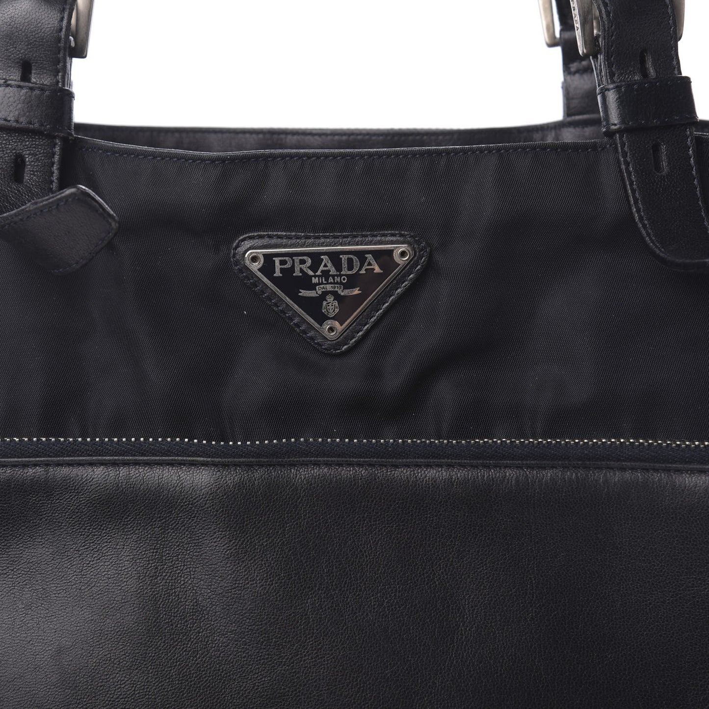 Tessuto Nylon Soft Calfskin Tote Baltico
