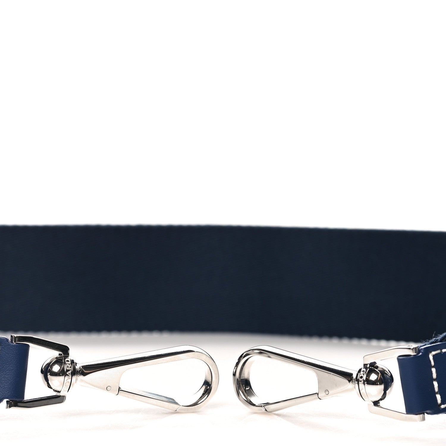 Goyard Canvas Calfskin Adjustable Shoulder Strap Navy Blue 3 of 5