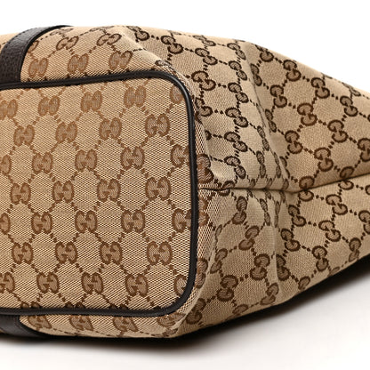 Gucci GG Monogram Large Joy Tote Bag Dark Brown 9 of 9