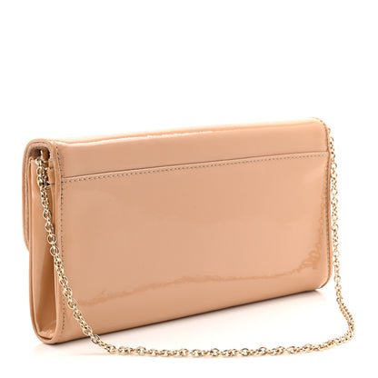 Christian Louboutin Patent Riviera Clutch Nude 3 of 9