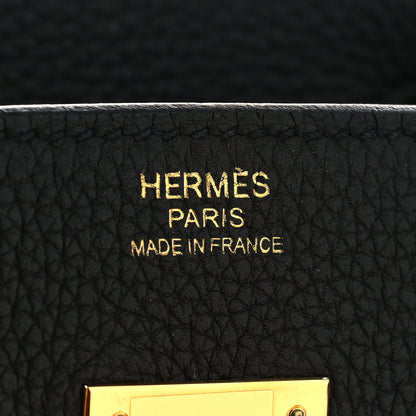 Hermes Togo BIRKIN 30 Black 6 of 12