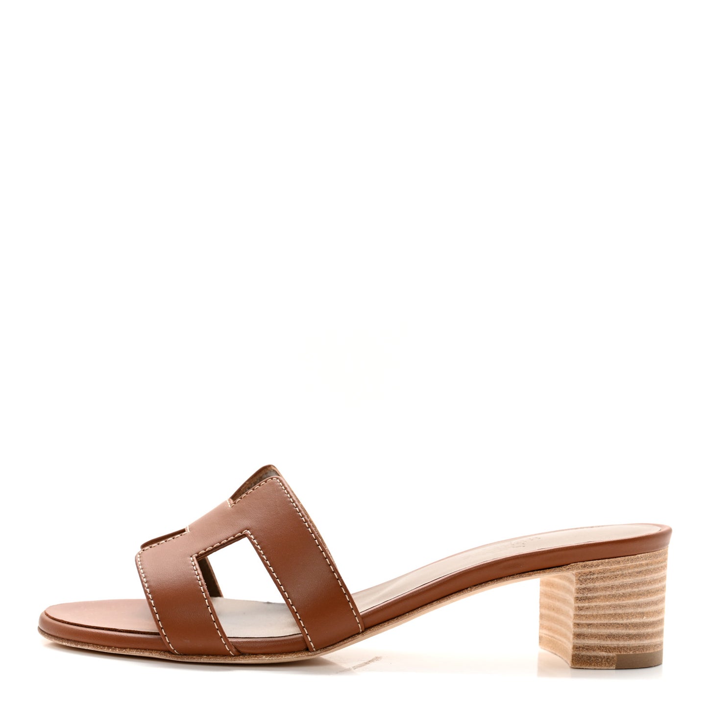 Calfskin Oasis Sandals 36 Gold