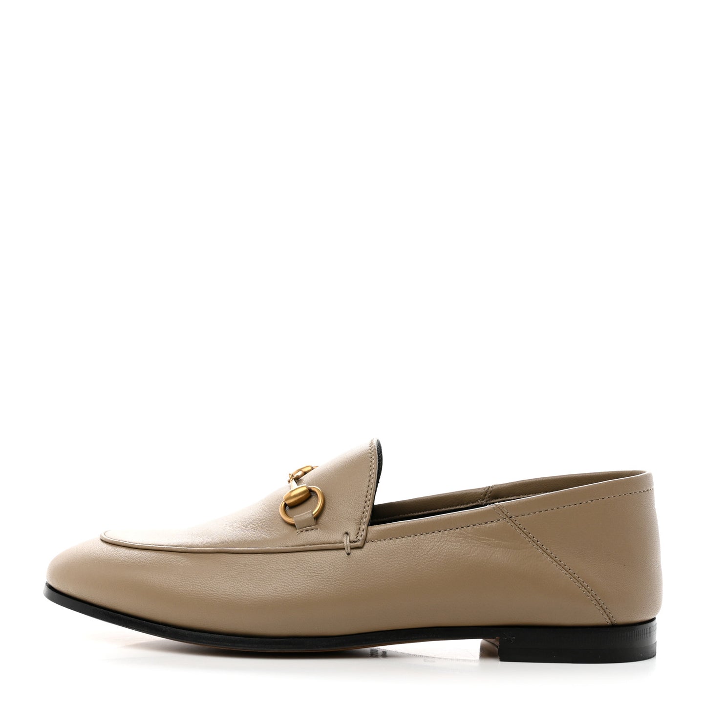 Lambskin Womens Brixton Horsebit Loafers 37 Mud
