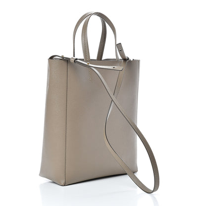 Celine Grained Calfskin Small Vertical Cabas Beige 2 of 9