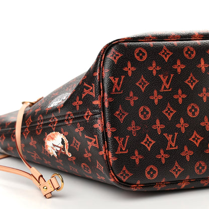 Louis Vuitton Catogram Neverfull MM Marron 8 of 10