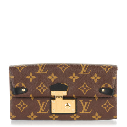 Louis Vuitton Monogram Triangle Wallet Black 1 of 7