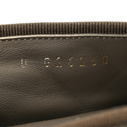 Chanel Lambskin Quilted CC Cap Toe Ballerina Flats 37 Dark Khaki 9 of 9