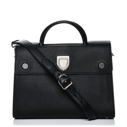 Christian Dior Grained Calfskin Medium Diorever Flap Black 1 of 8