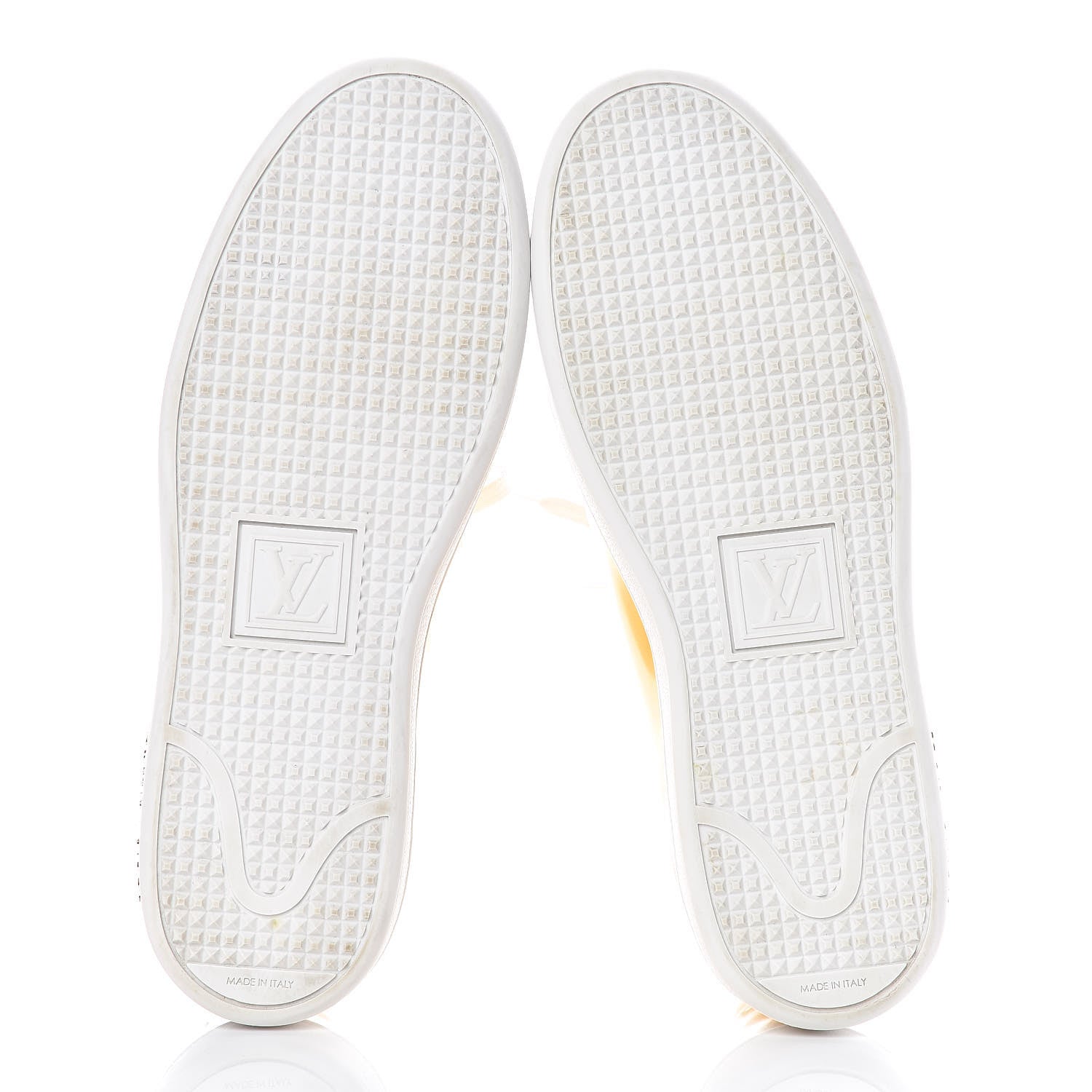 Louis Vuitton Metallic Calfskin Frontrow Sneakers 37.5 Gold 5 of 12