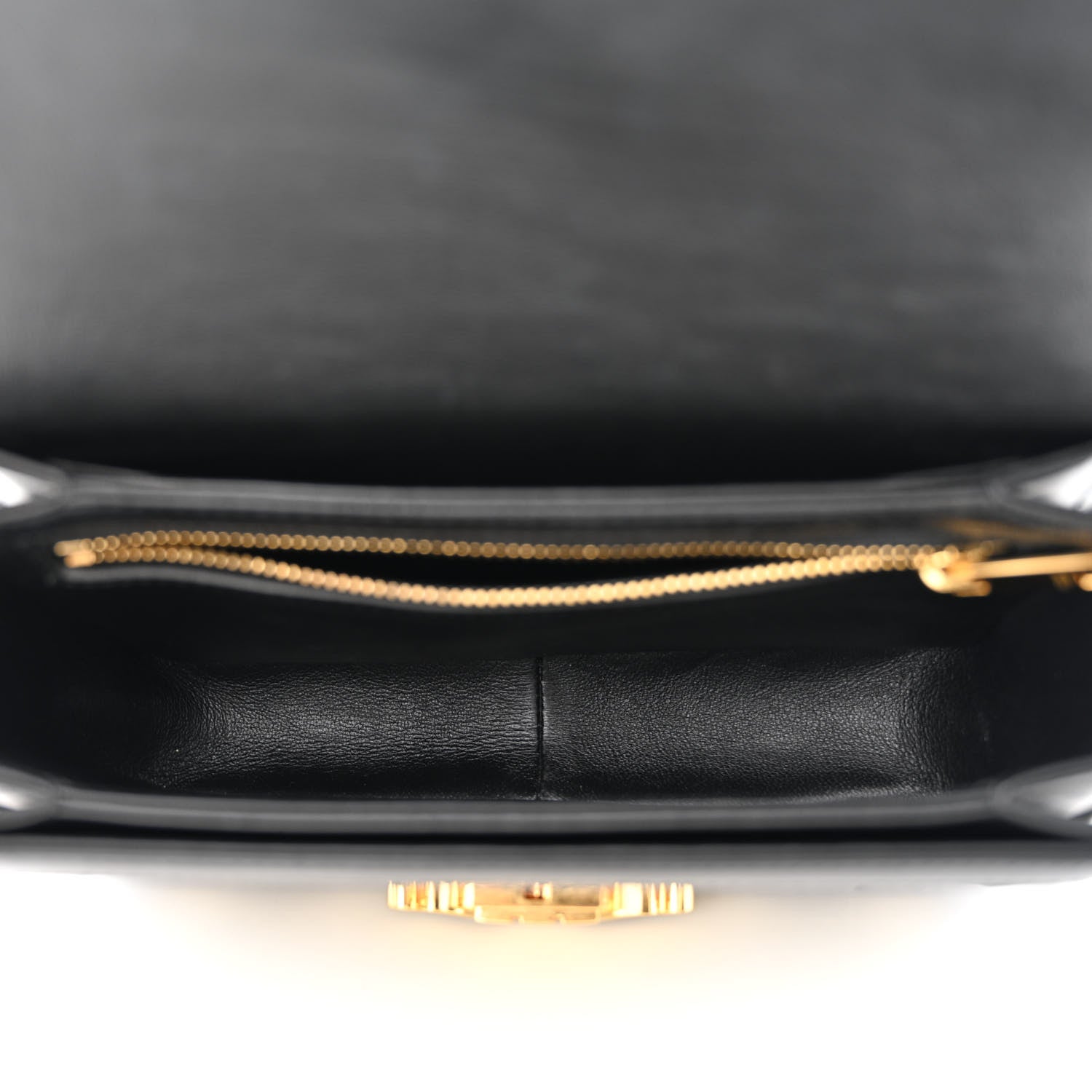 Celine Canvas Calfskin Triomphe Embroidered Teen Triomphe Bag Black 5 of 11