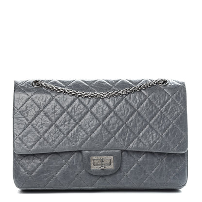 Chanel Aged Calfskin Quilted 50th Anniversary 2.55 Reissue 227 Flap Grey 1 of 13