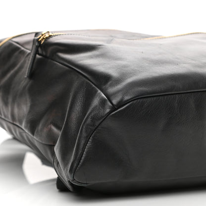 Salvatore Ferragamo Calfskin Nevada Gancini Backpack Black 8 of 11