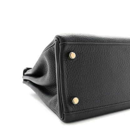Hermes Taurillon Clemence Kelly Retourne 32 Black 8 of 9