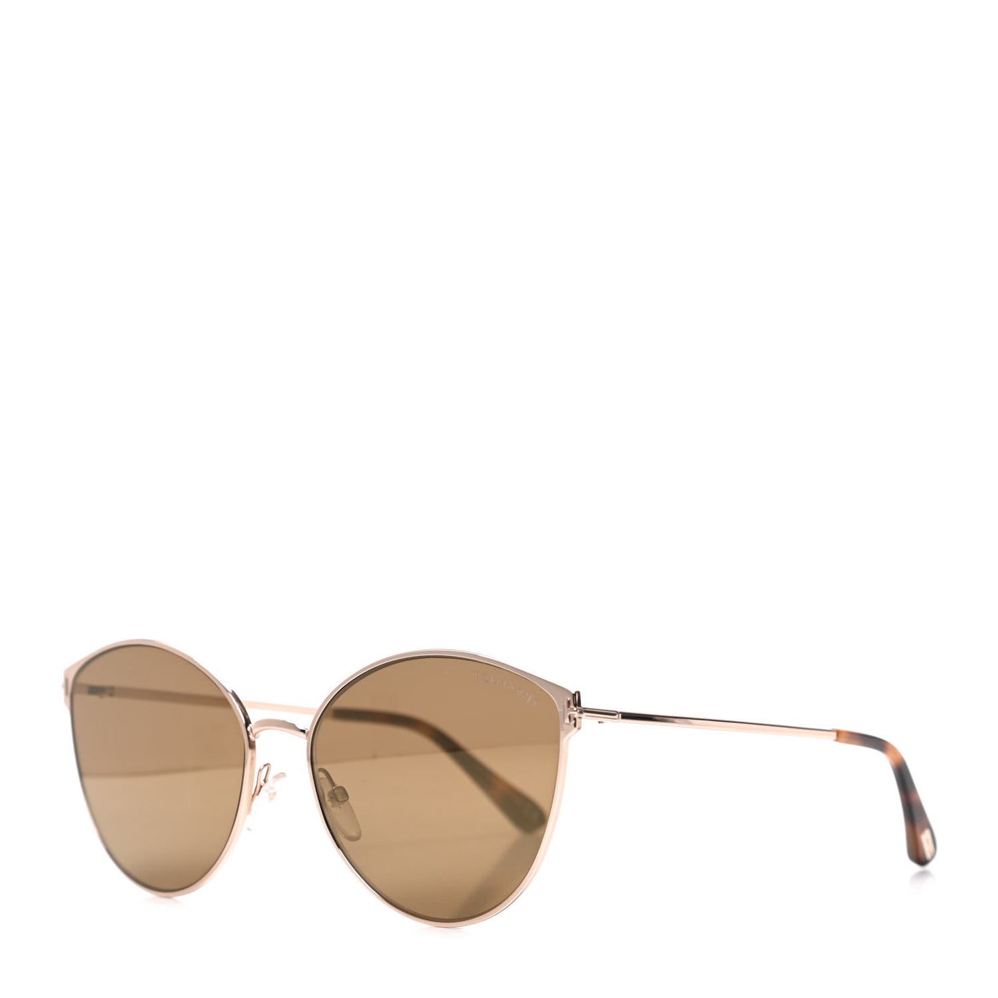 Metal Cat Eye Zeila Sunglasses TF654 Gold