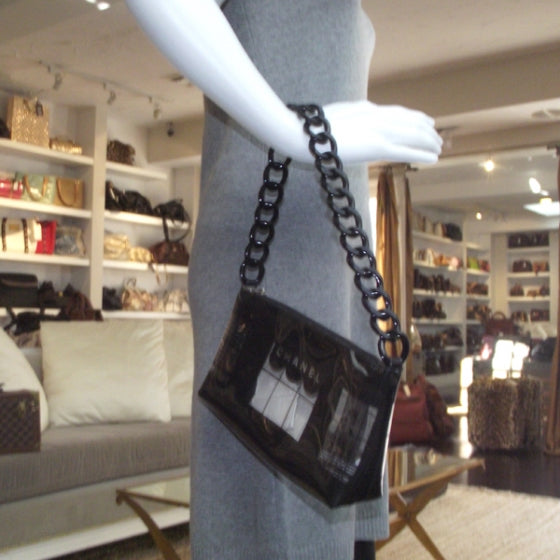 Chanel Vinyl Coco Window Pochette 2 of 8