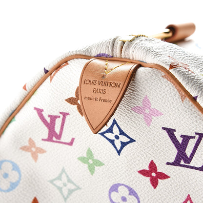 Louis Vuitton Monogram Multicolor Keepall 45 White 8 of 8