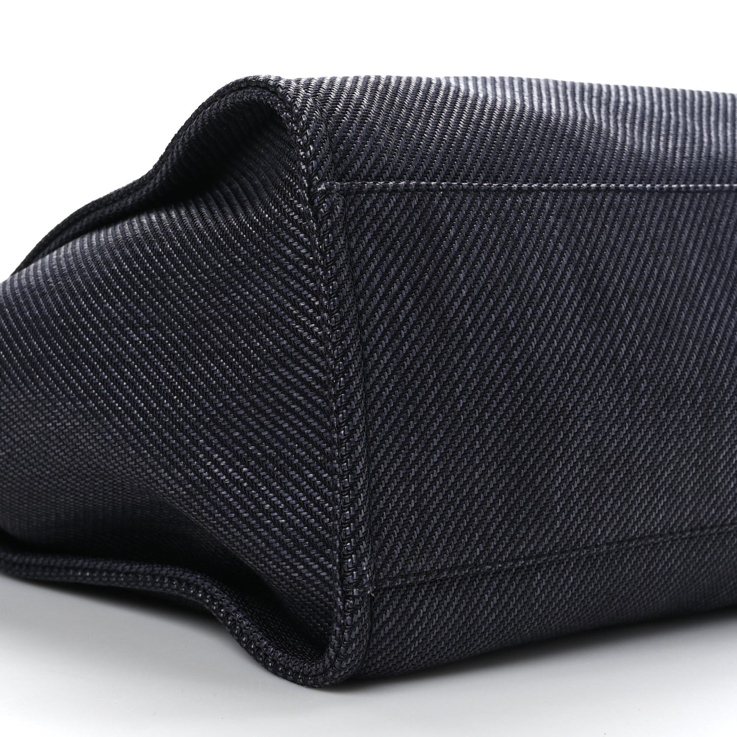 Denim Medium Deauville Tote Black