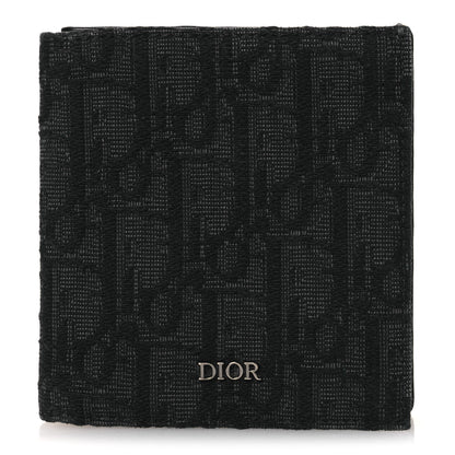 Christian Dior Oblique Bi-Fold Card Holder Black 1 of 7