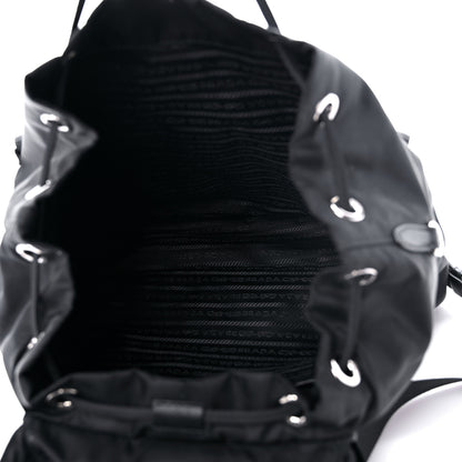 Prada Tessuto Nylon Saffiano Medium Backpack Black 5 of 15