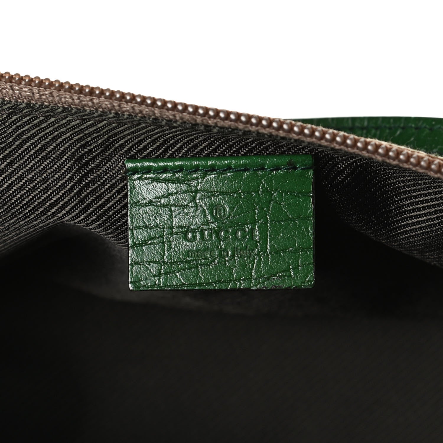 Gucci Monogram Boat Pochette Green 5 of 12