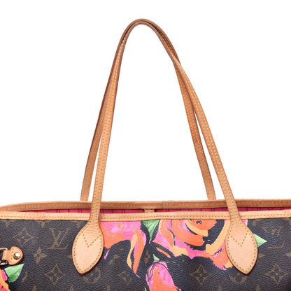 Louis Vuitton Monogram Roses Neverfull MM 15 of 22