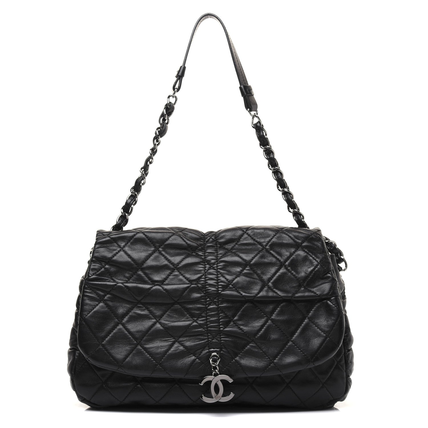 Chanel Lambskin Quilted Small Sharpei Flap Black 1 of 22