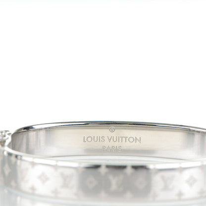 Louis Vuitton Palladium Monogram Nanogram Cuff S 3 of 6