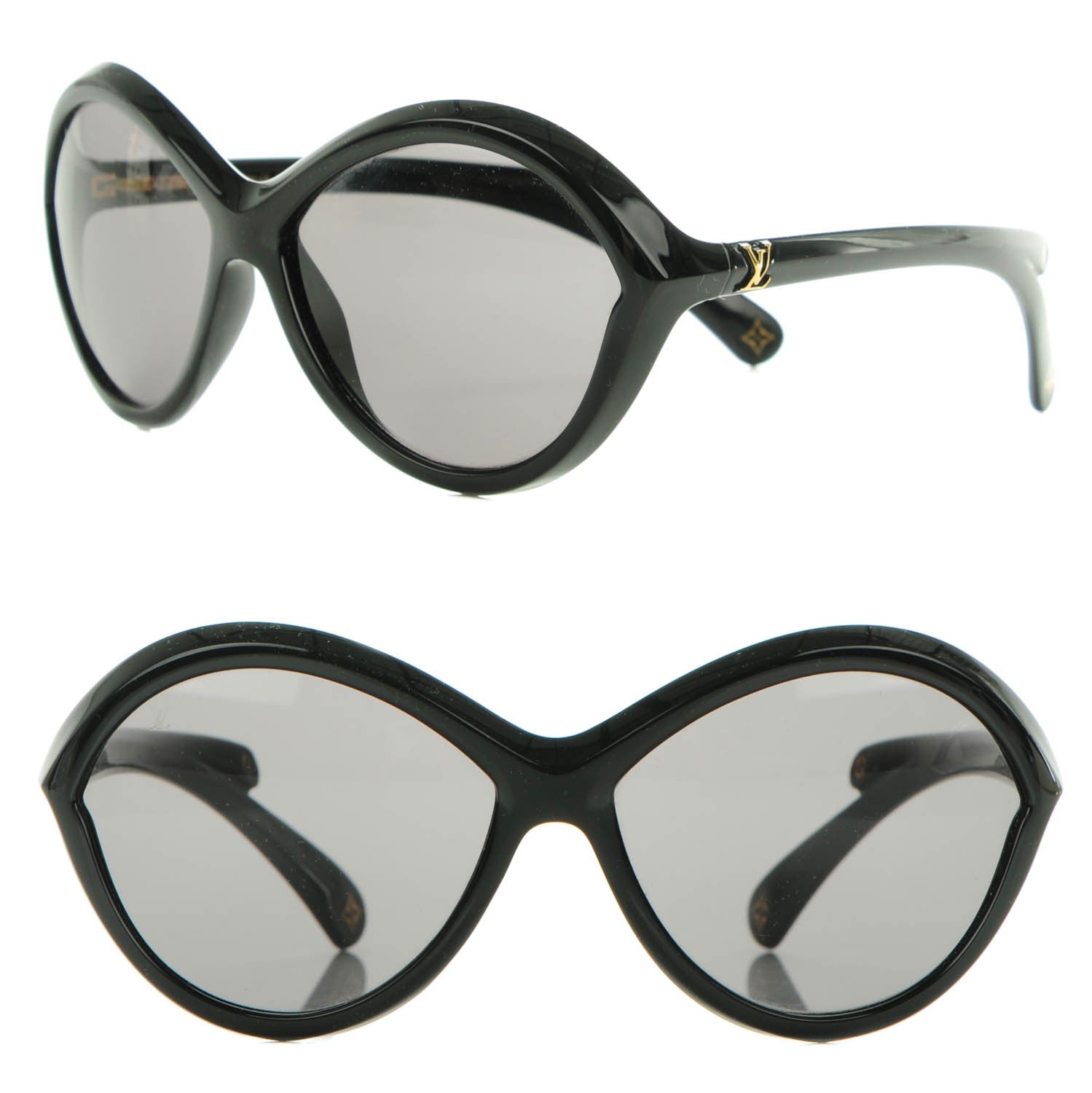 Louis Vuitton Flore Sunglasses Z0263W Black 1 of 6