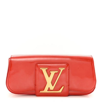 Louis Vuitton Patent Sobe Clutch Orange Sunset 1 of 7