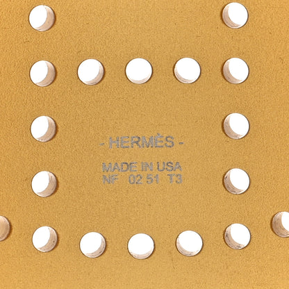 Hermes Aluminium Evelyne Sunset Cuff Bracelet T3 Sable 4 of 5