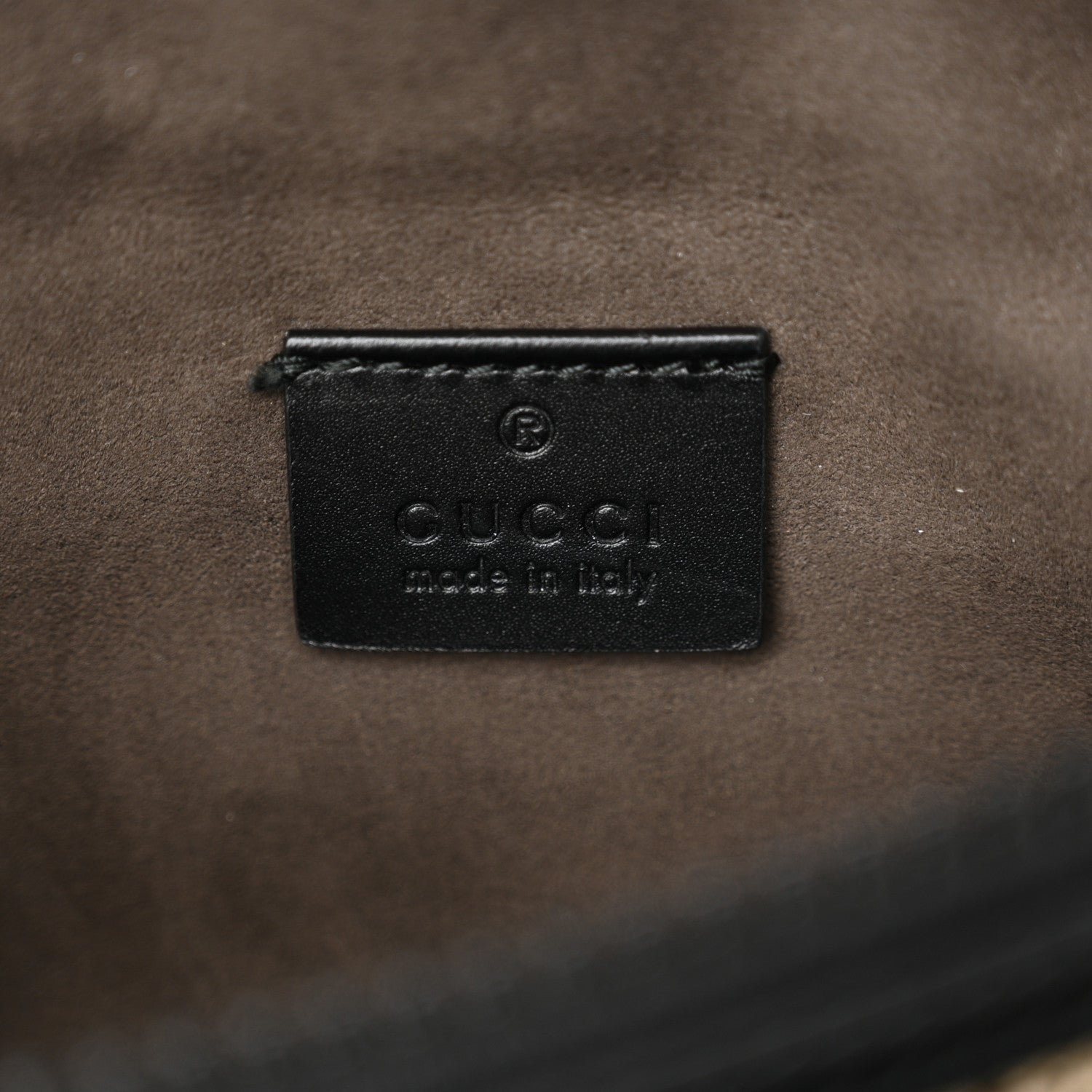 Gucci GG Supreme Monogram Belt Bag Black 6 of 11