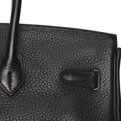 Hermes Taurillon Clemence Birkin 35 Black 24 of 26