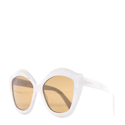 Gucci Cat Eye GG0117S Sunglasses White 1 of 6