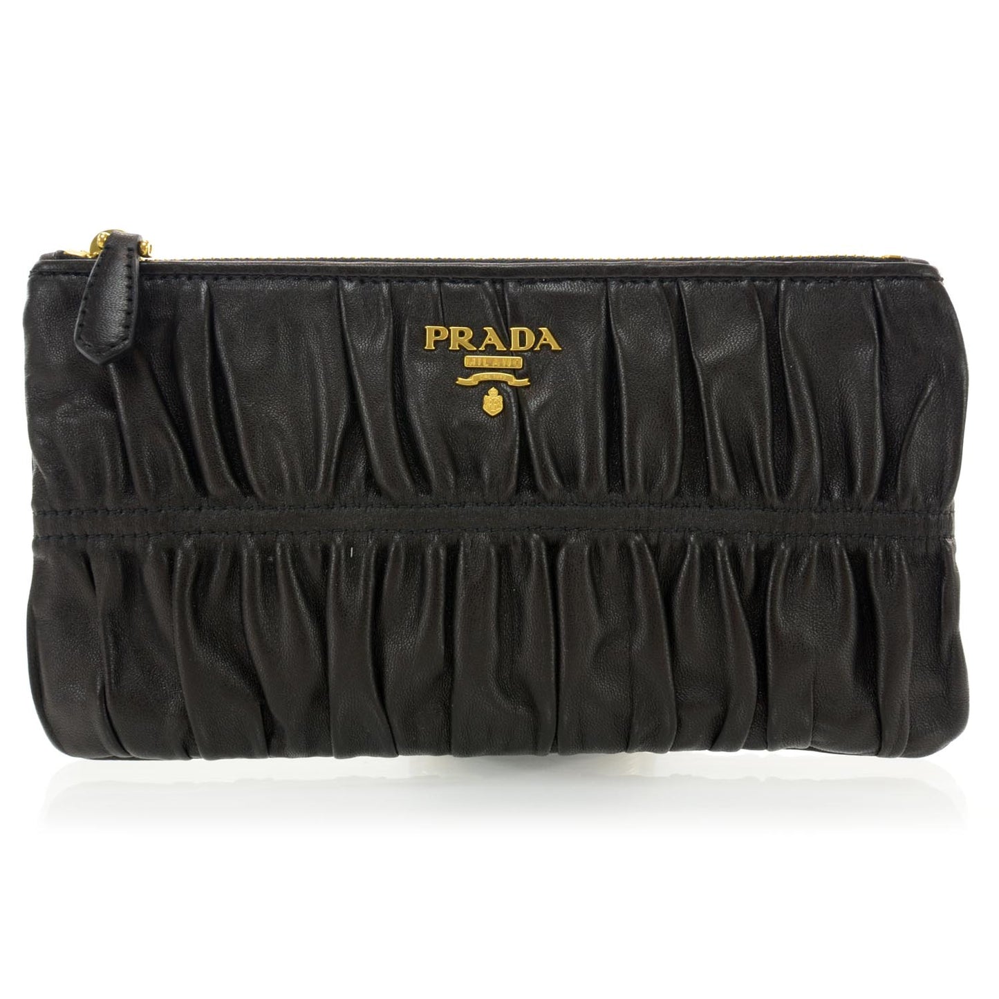 Nappa Gaufre Pouch Nero Black