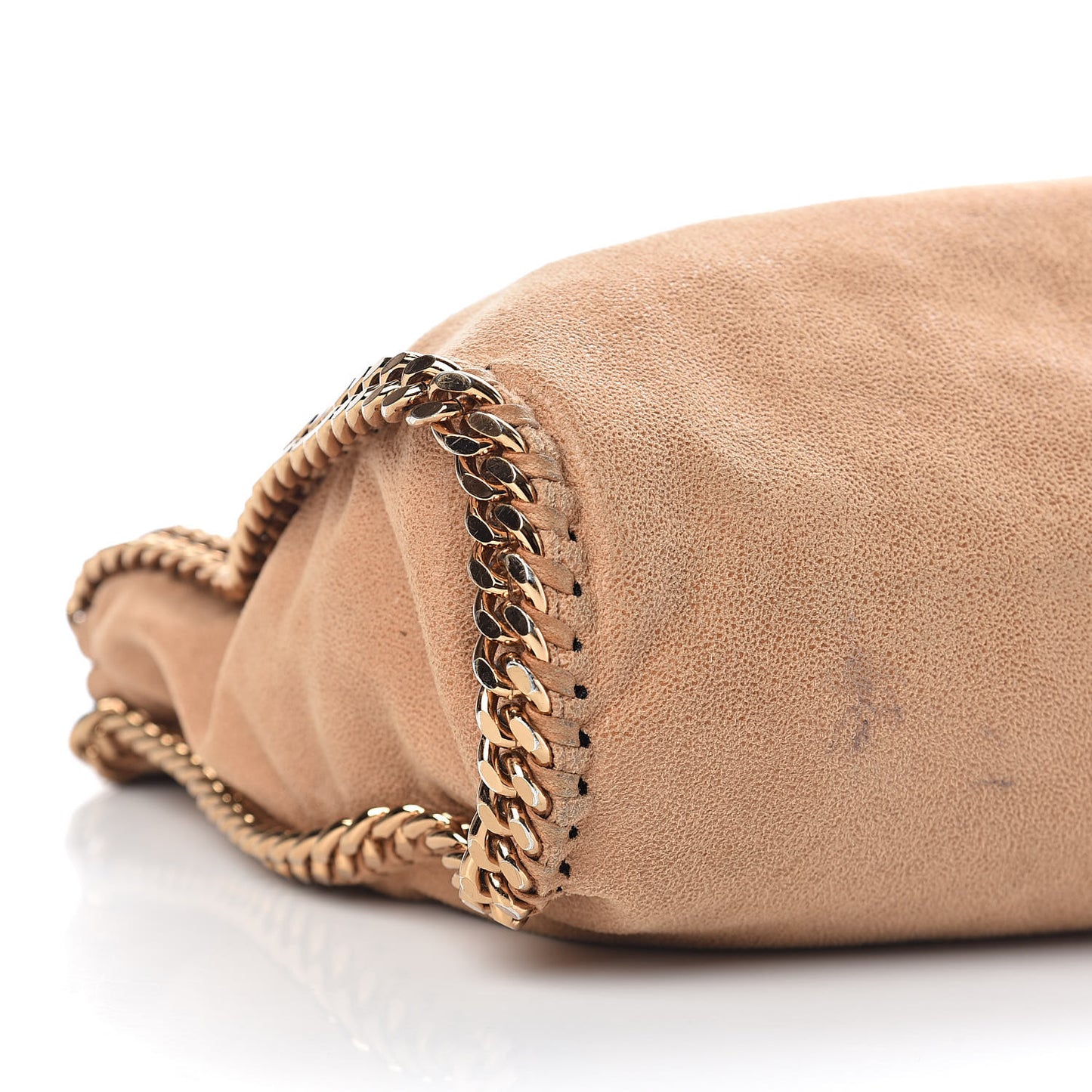 Shaggy Deer Small Falabella Tote Tan