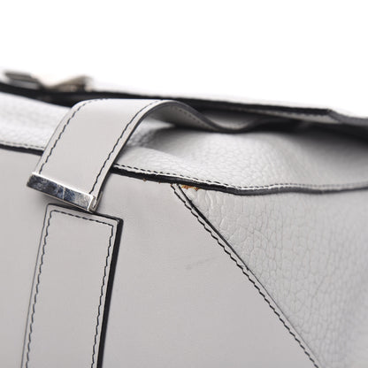 Proenza Schouler Pebbled Calfskin Small PS Courier Backpack Heather Grey 10 of 12