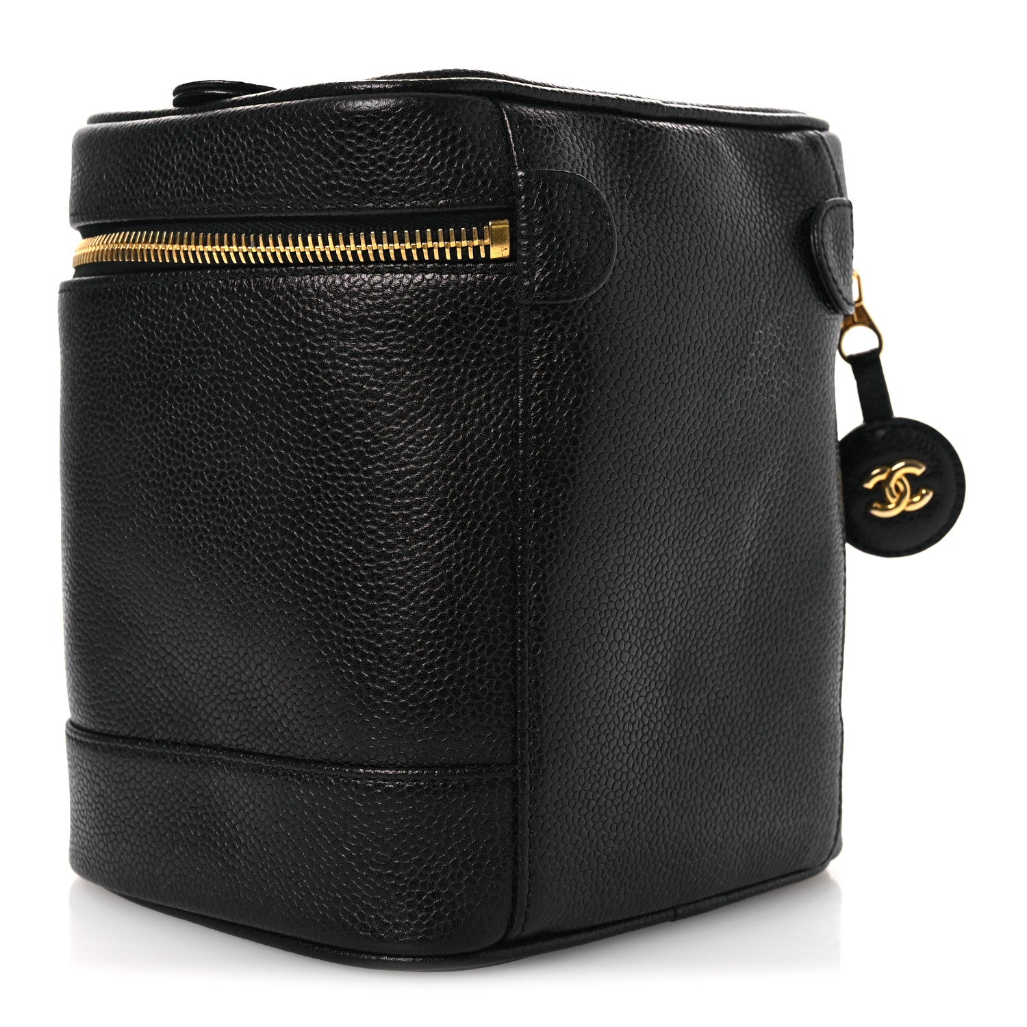 Chanel Caviar Vanity Cosmetic Case Black 3 of 14