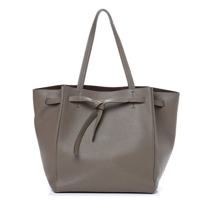 Celine Soft Grained Calfskin Small Belt Cabas Phantom Taupe 1 of 12