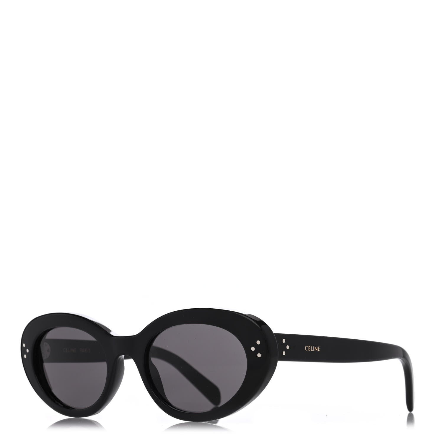 Celine Acetate Cat Eye Sunglasses CL401931 Black 1 of 6