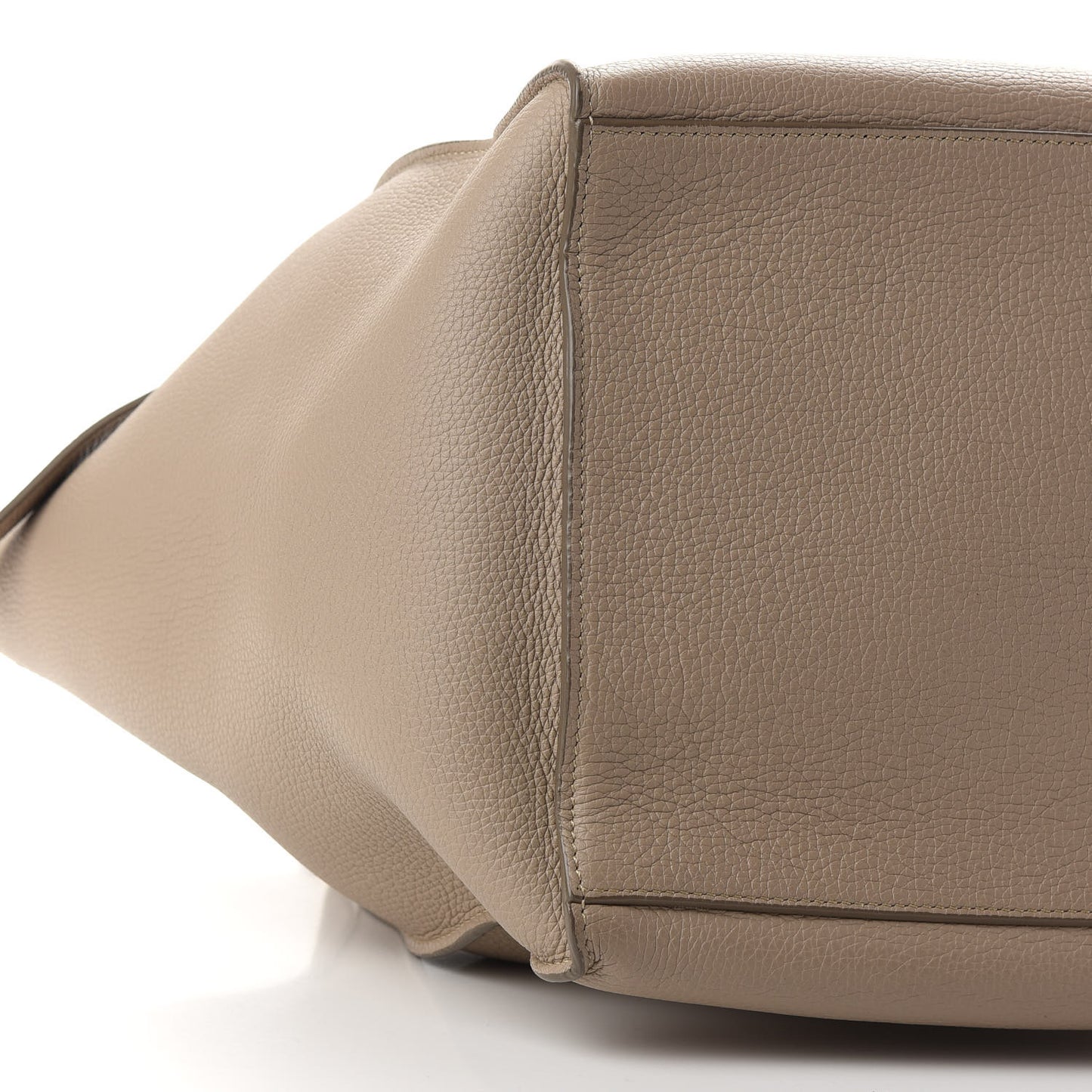 Supple Grained Calfskin Small Big Bag Light Taupe