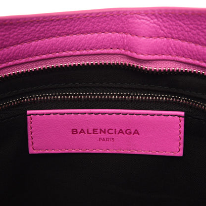 Balenciaga Chevre Silver Metallic Edge Hardware City Rose Fluo 8 of 8